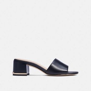 Coach leather sandals